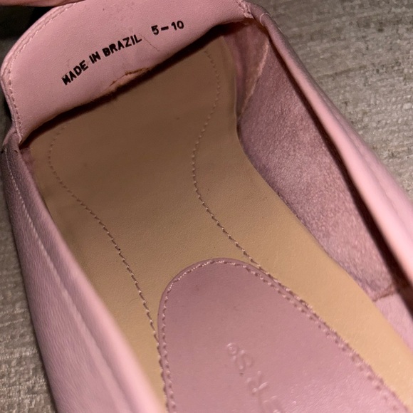 Trotters Femi Blush Pink Leather Loafers Size 7 Coquette Grandma Spring Easter - Picture 11 of 15